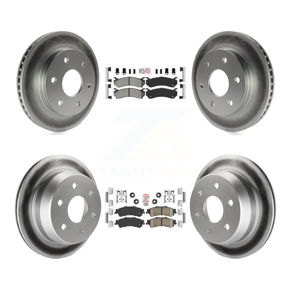 Transit Auto KGA-101590 Disc Brake Kit for 1999-2007 Chevrolet Silverado 1500 Classic, GMC Sierra 1500 Classic and More - Front and Rear