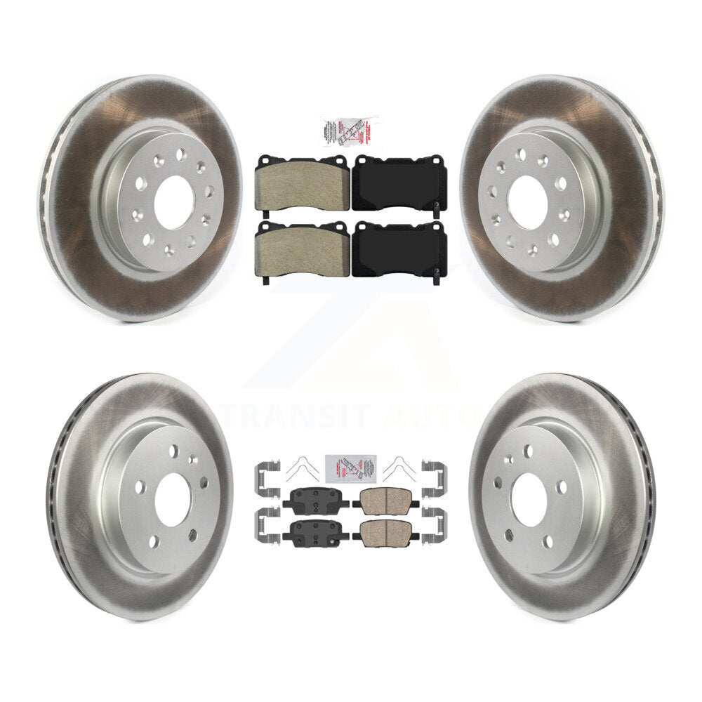 Transit Auto KGA-101593 Disc Brake Kit for 2016-2022 Chevrolet Camaro, Cadillac CT6 - Front and Rear
