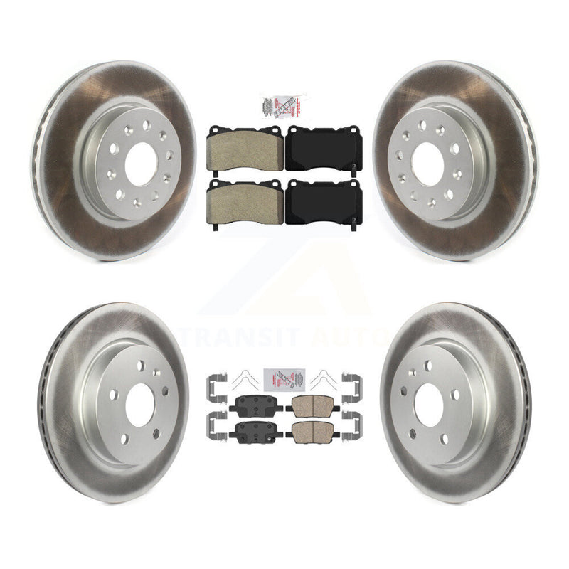 Transit Auto KGA-101593 Disc Brake Kit for 2016-2022 Chevrolet Camaro, Cadillac CT6 - Front and Rear