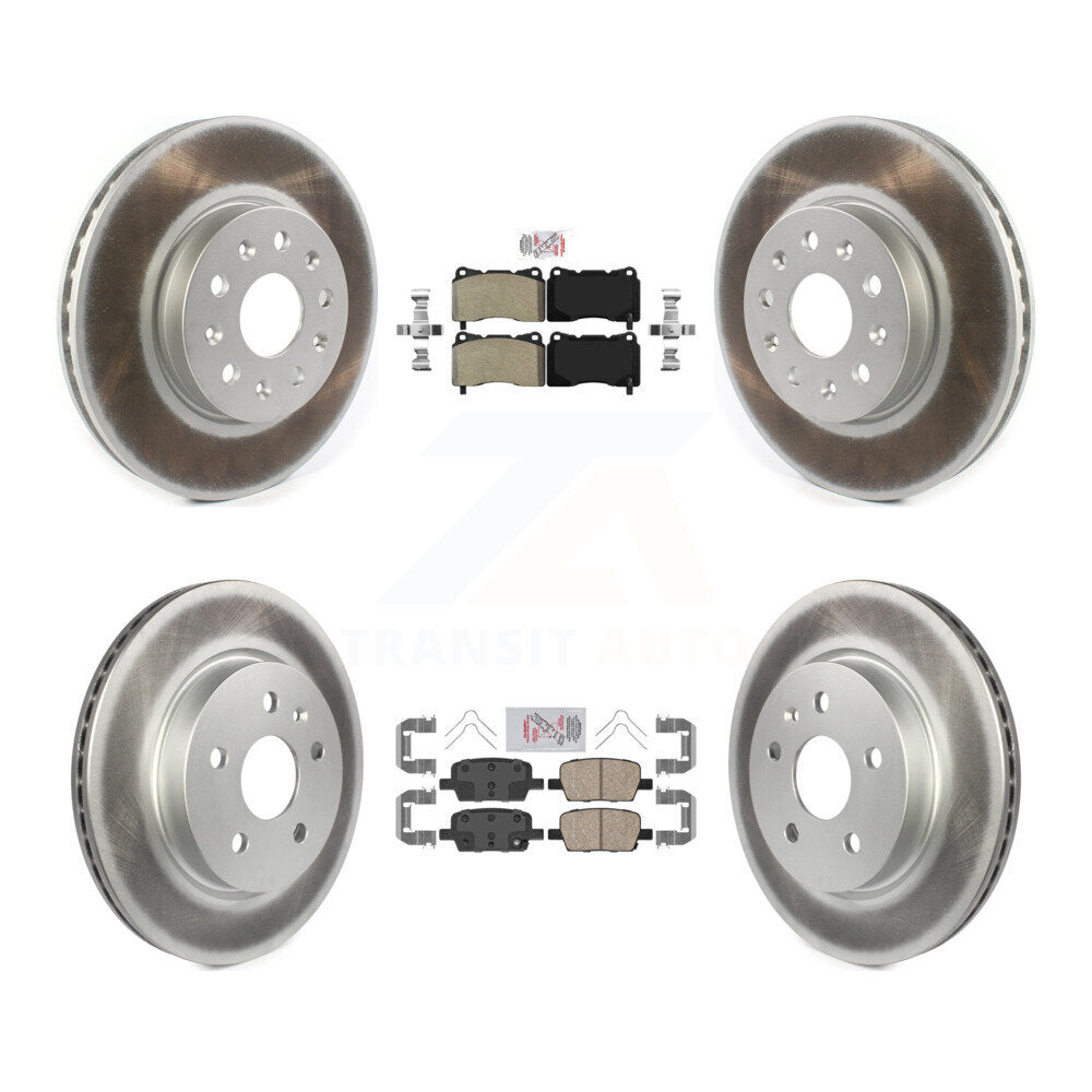 Transit Auto KGA-101594 Disc Brake Kit for 2016-2022 Chevrolet Camaro, Cadillac CT6 - Front and Rear