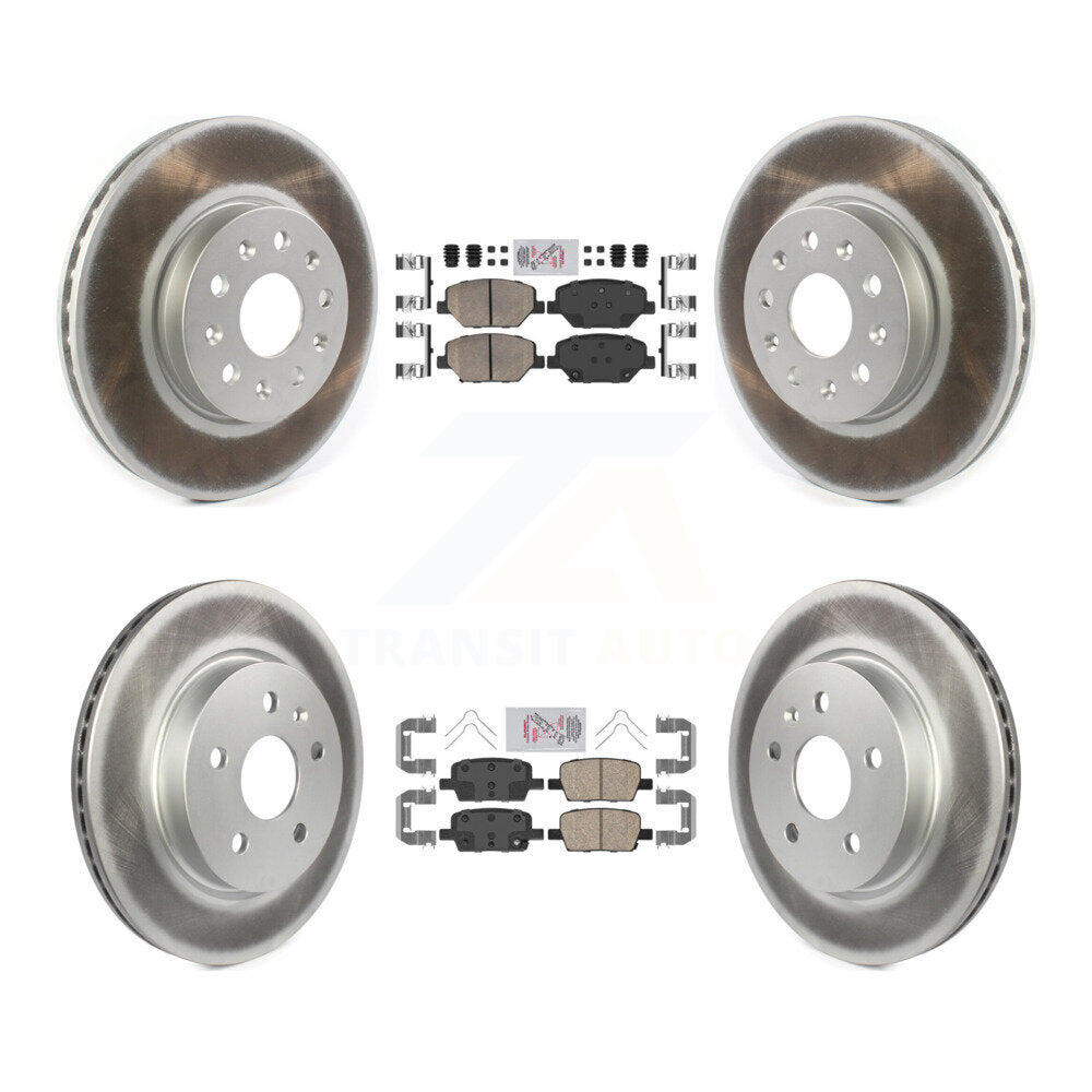 Transit Auto KGA-101595 Disc Brake Kit for 2016-2020 Chevrolet Camaro - Front and Rear