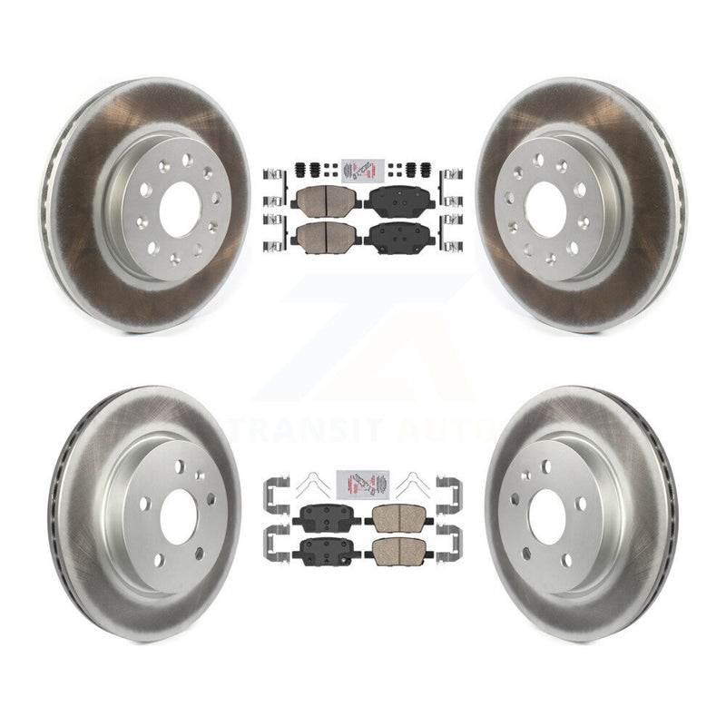 Transit Auto KGA-101595 Disc Brake Kit for 2016-2020 Chevrolet Camaro - Front and Rear