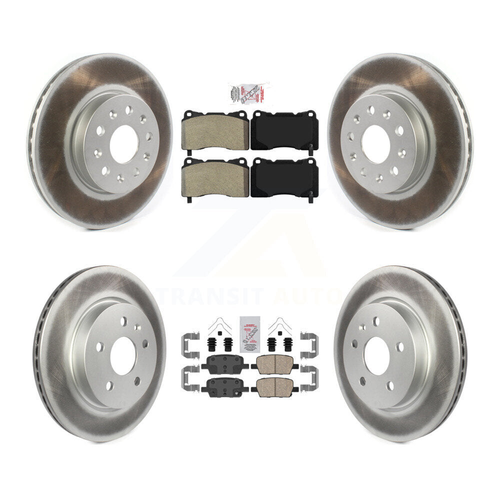 Transit Auto KGA-101599 Disc Brake Kit for 2016-2022 Chevrolet Camaro, Cadillac CT6 - Front and Rear