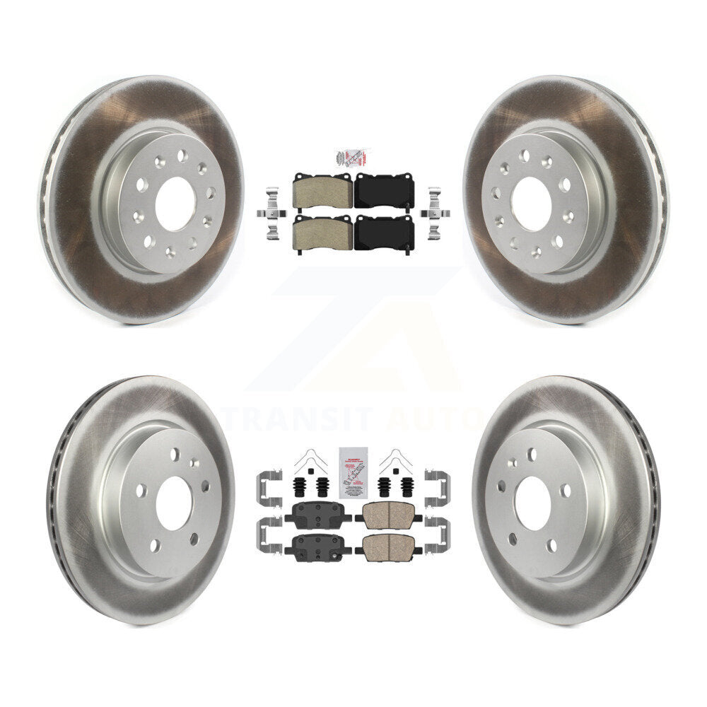 Transit Auto KGA-101600 Disc Brake Kit for 2016-2022 Chevrolet Camaro, Cadillac CT6 - Front and Rear