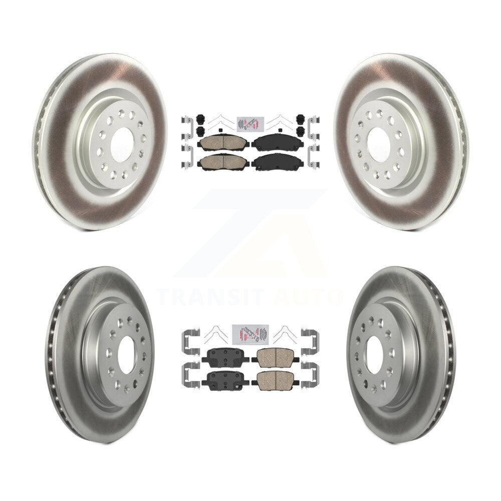 Transit Auto KGA-101607 Disc Brake Kit for 2017-2020 Cadillac XT6, Buick Enclave, Cadillac XT5 - Front and Rear