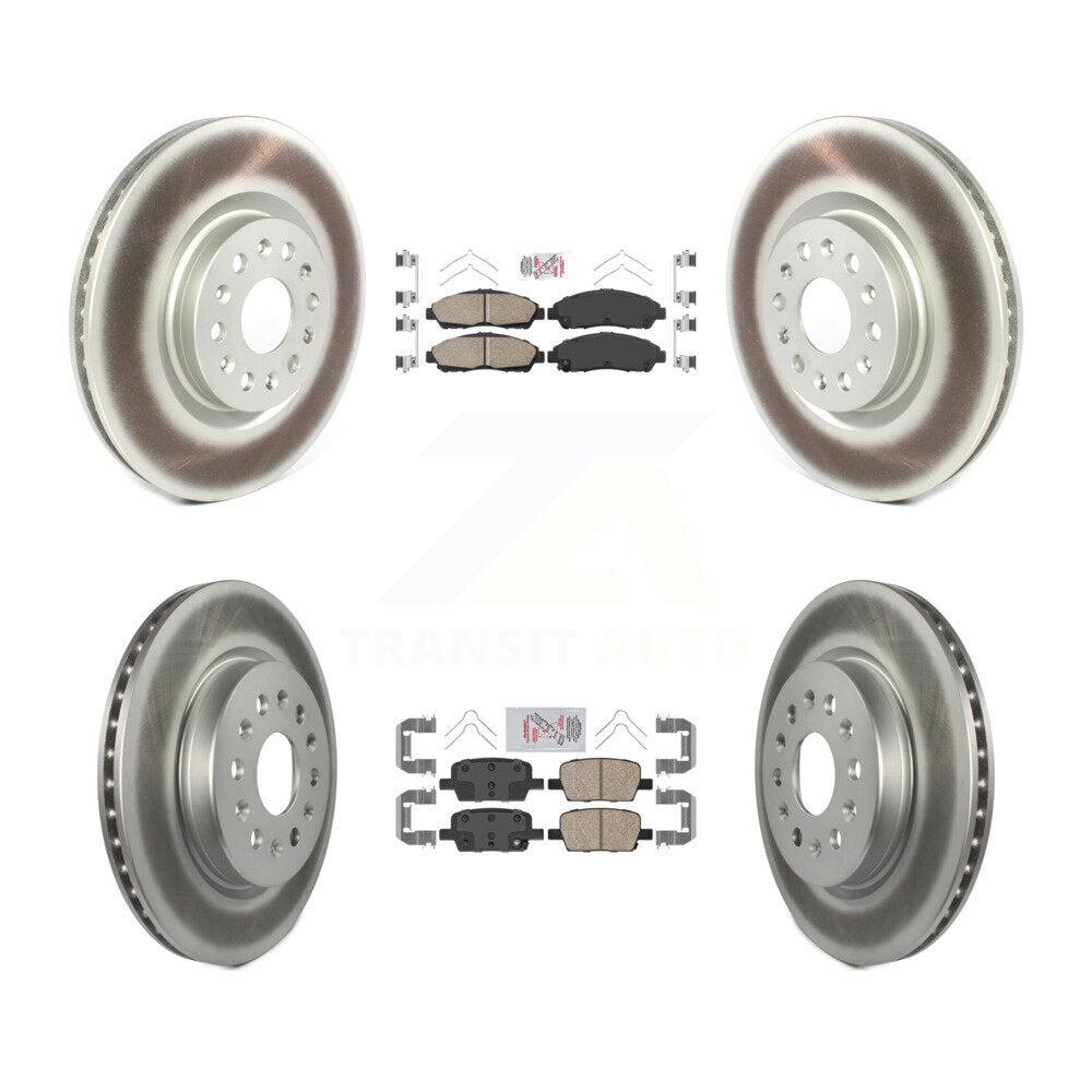 Transit Auto KGA-101608 Disc Brake Kit for 2017-2020 Cadillac XT6, Buick Enclave, Cadillac XT5 - Front and Rear