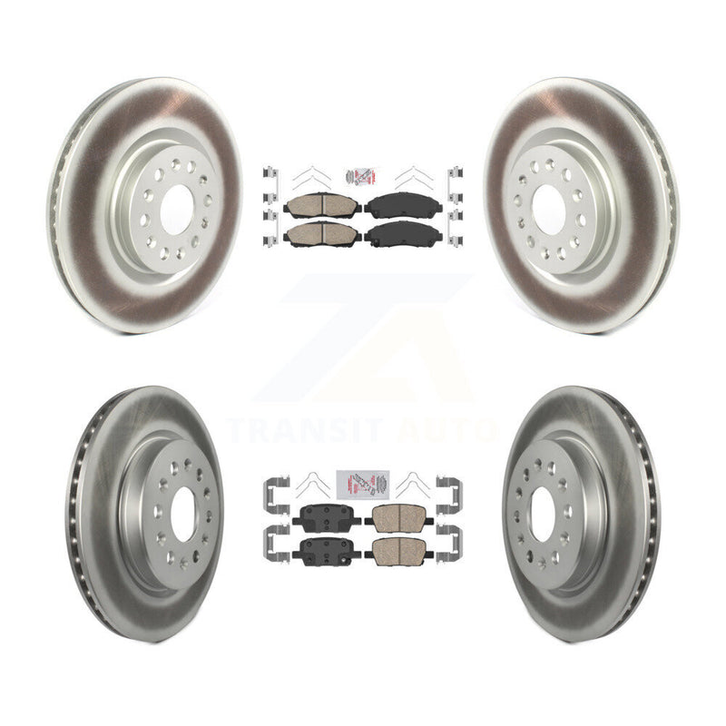 Transit Auto KGA-101608 Disc Brake Kit for 2017-2020 Cadillac XT6, Buick Enclave, Cadillac XT5 - Front and Rear