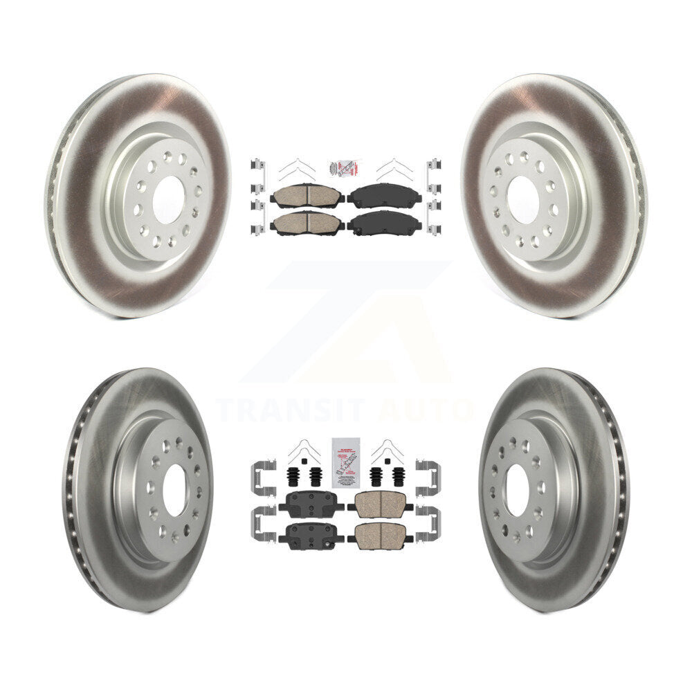 Transit Auto KGA-101610 Disc Brake Kit for 2017-2020 Cadillac XT6, Buick Enclave, Cadillac XT5 - Front and Rear