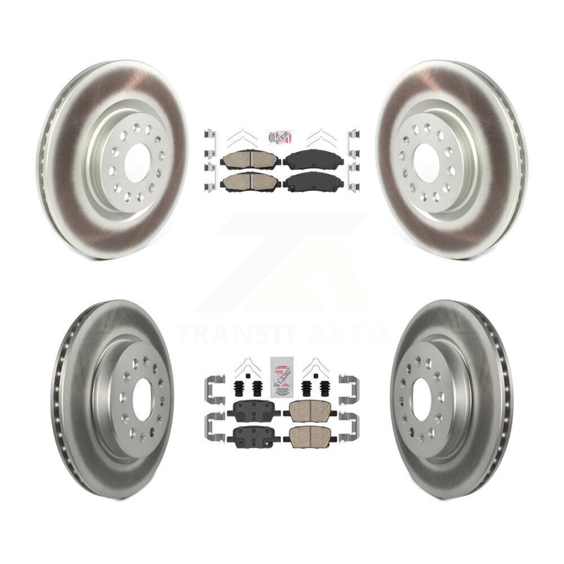 Transit Auto KGA-101610 Disc Brake Kit for 2017-2020 Cadillac XT6, Buick Enclave, Cadillac XT5 - Front and Rear