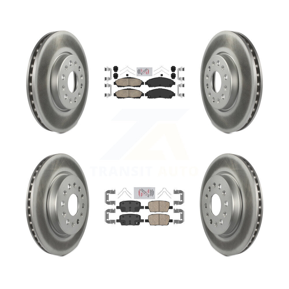 Transit Auto KGA-101611 Disc Brake Kit for 2017-2020 Chevrolet Traverse, Chevrolet Blazer and More - Front and Rear