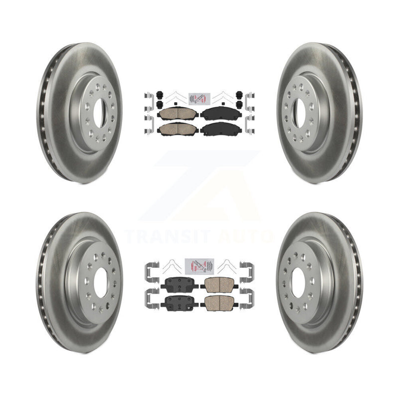 Transit Auto KGA-101611 Disc Brake Kit for 2017-2020 Chevrolet Traverse, Chevrolet Blazer and More - Front and Rear