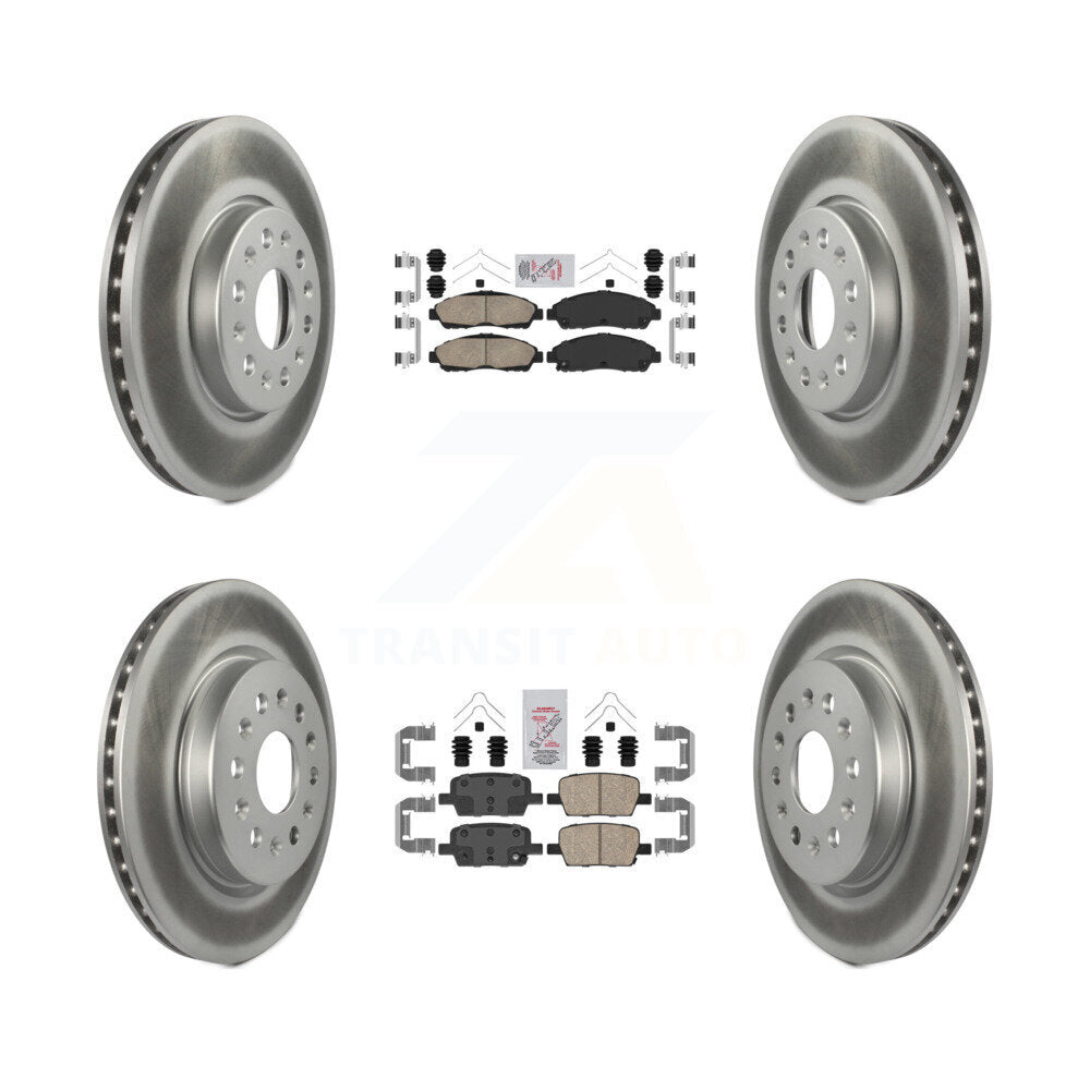 Transit Auto KGA-101613 Disc Brake Kit for 2017-2020 Chevrolet Traverse, Chevrolet Blazer and More - Front and Rear