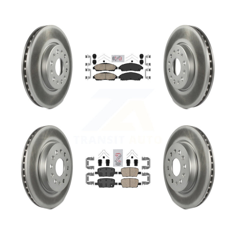 Transit Auto KGA-101613 Disc Brake Kit for 2017-2020 Chevrolet Traverse, Chevrolet Blazer and More - Front and Rear