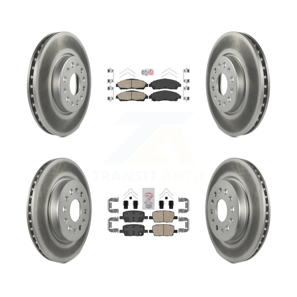 Transit Auto KGA-101614 Disc Brake Kit for 2017-2020 Chevrolet Traverse, Chevrolet Blazer and More - Front and Rear