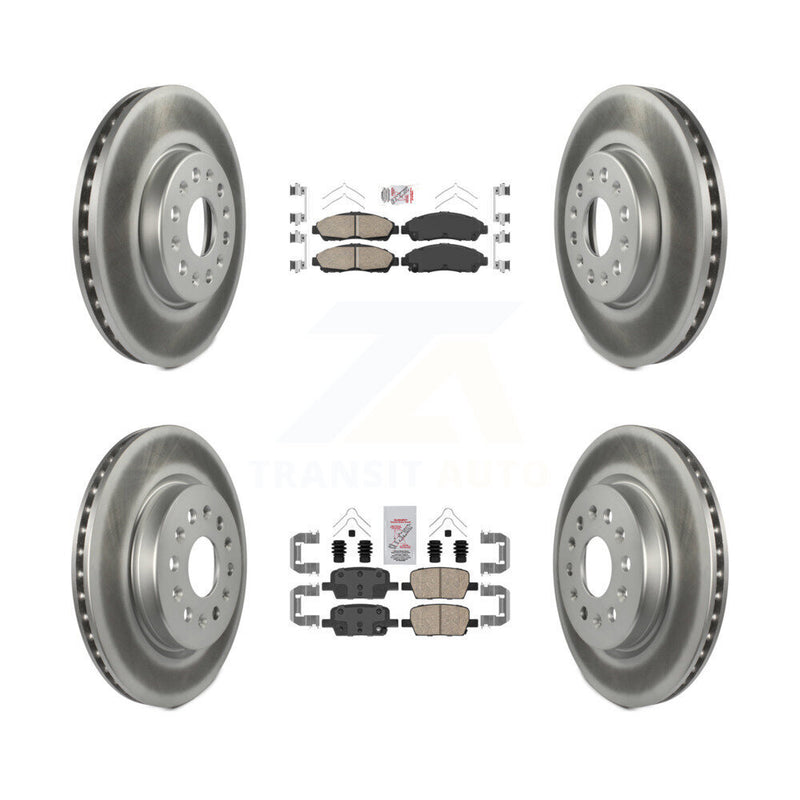 Transit Auto KGA-101614 Disc Brake Kit for 2017-2020 Chevrolet Traverse, Chevrolet Blazer and More - Front and Rear