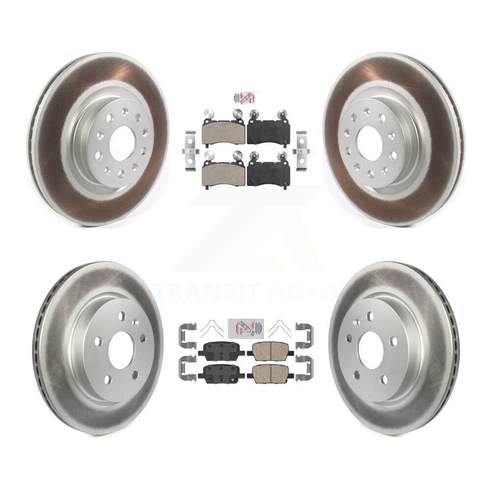 Transit Auto KGA-101617 Disc Brake Kit for 2016-2018 Cadillac CT6 - Front and Rear