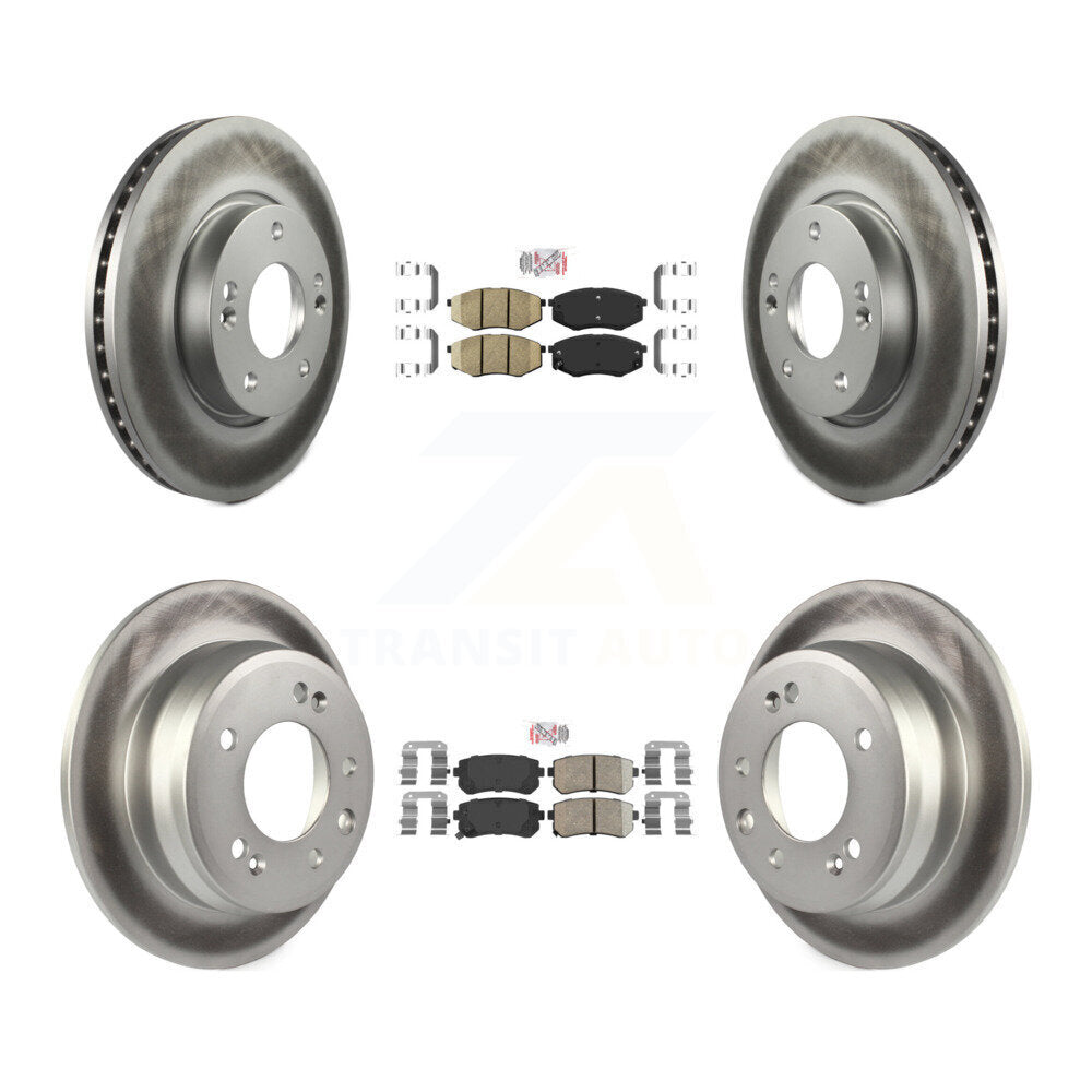 Transit Auto KGA-101631 Disc Brake Kit for 2010-2012 Kia Sportage, Hyundai Tucson - Front and Rear