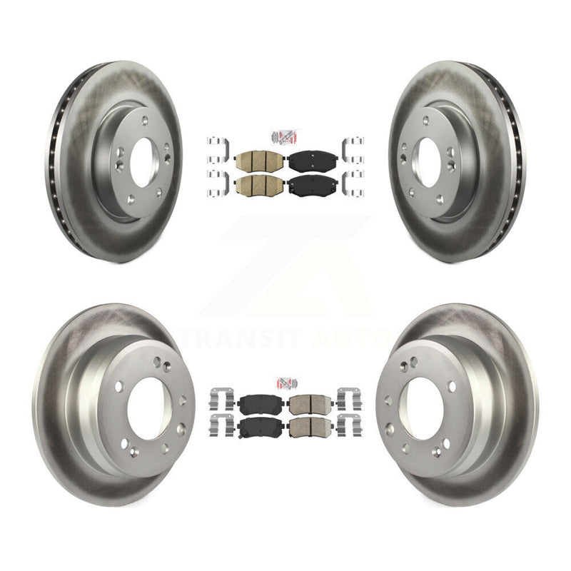 Transit Auto KGA-101631 Disc Brake Kit for 2010-2012 Kia Sportage, Hyundai Tucson - Front and Rear