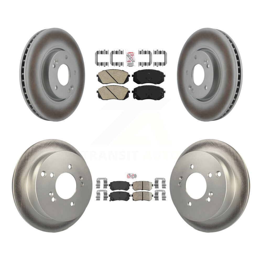 Transit Auto KGA-101632 Disc Brake Kit for 2010-2016 Hyundai Tucson, Kia Sportage - Front and Rear