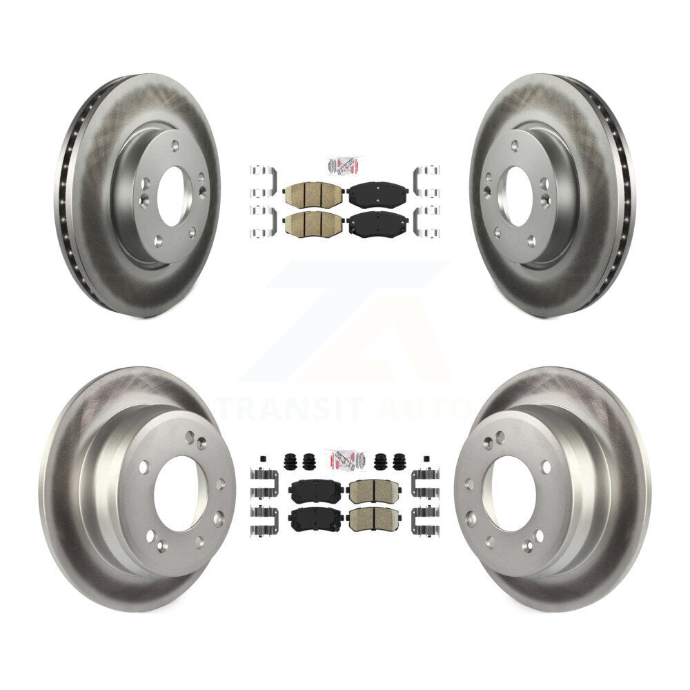 Transit Auto KGA-101633 Disc Brake Kit for 2010-2012 Kia Sportage, Hyundai Tucson - Front and Rear