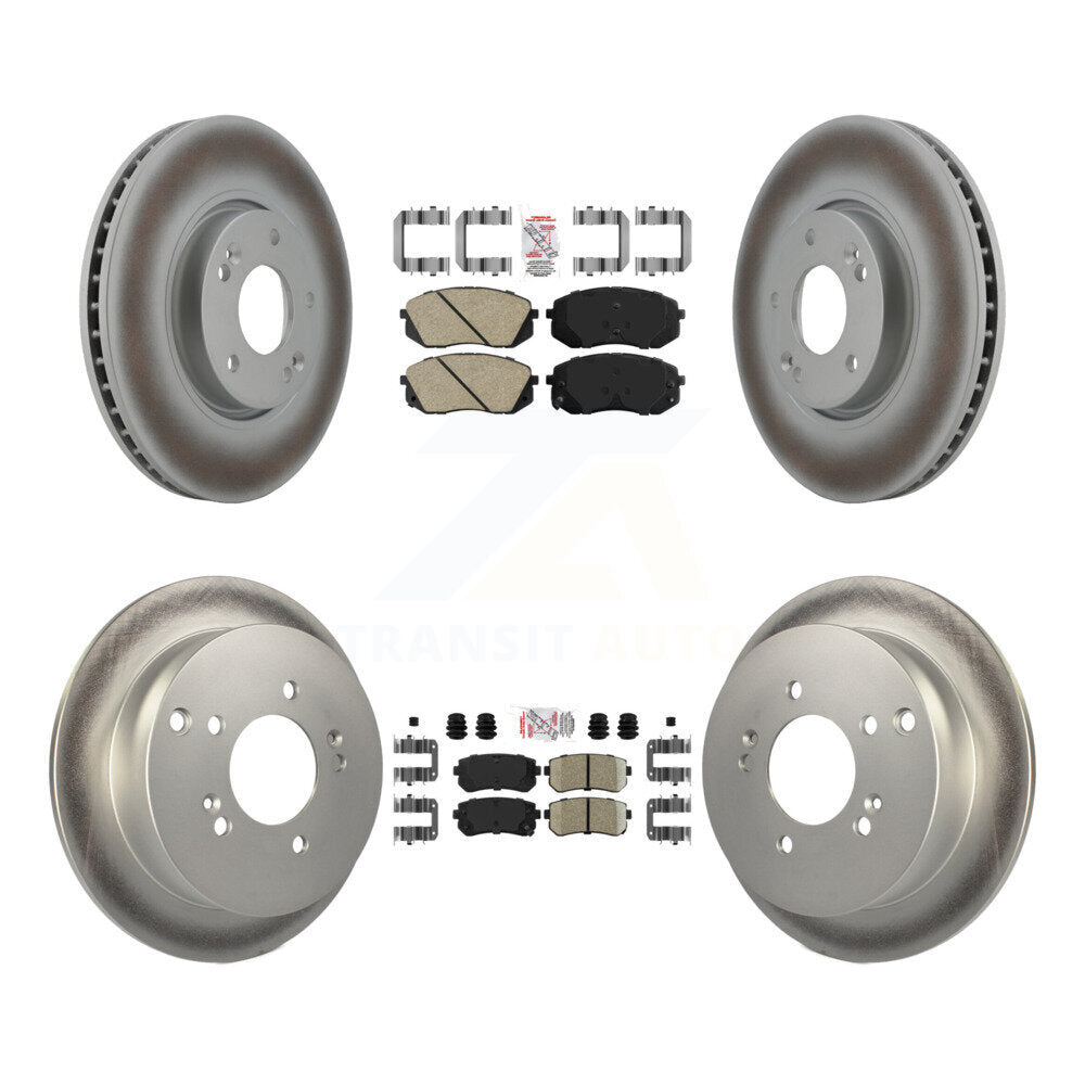 Transit Auto KGA-101634 Disc Brake Kit for 2010-2016 Hyundai Tucson, Kia Sportage - Front and Rear