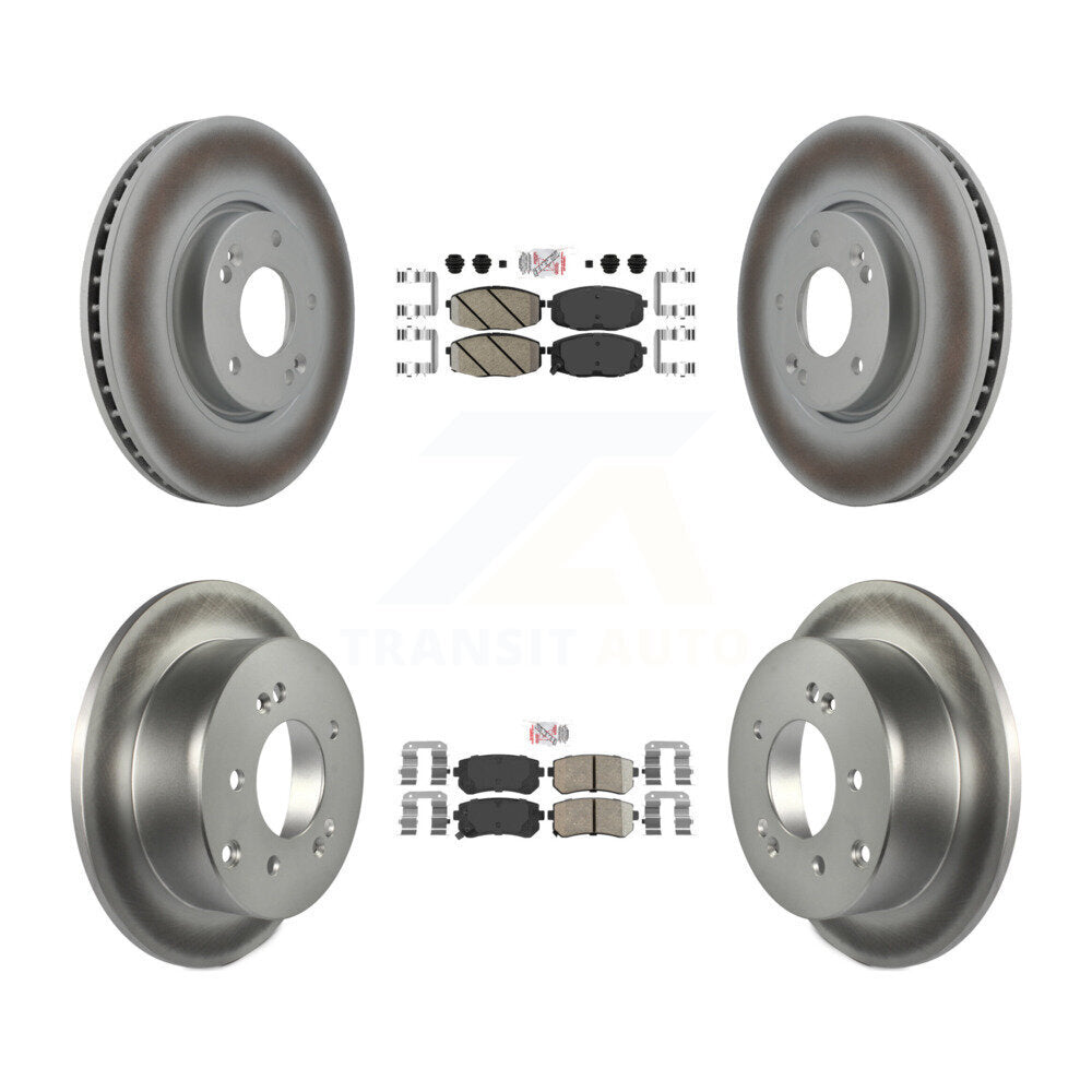 Transit Auto KGA-101635 Disc Brake Kit for 2010-2013 Kia Forte5, Kia Forte, Kia Forte Koup - Front and Rear
