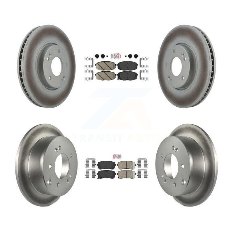 Transit Auto KGA-101635 Disc Brake Kit for 2010-2013 Kia Forte5, Kia Forte, Kia Forte Koup - Front and Rear