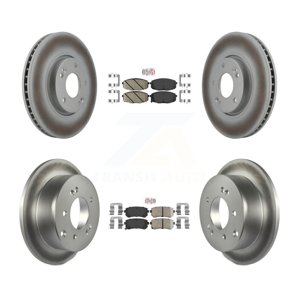 Transit Auto KGA-101636 Disc Brake Kit for 2010-2013 Kia Forte5, Kia Forte, Kia Forte Koup - Front and Rear