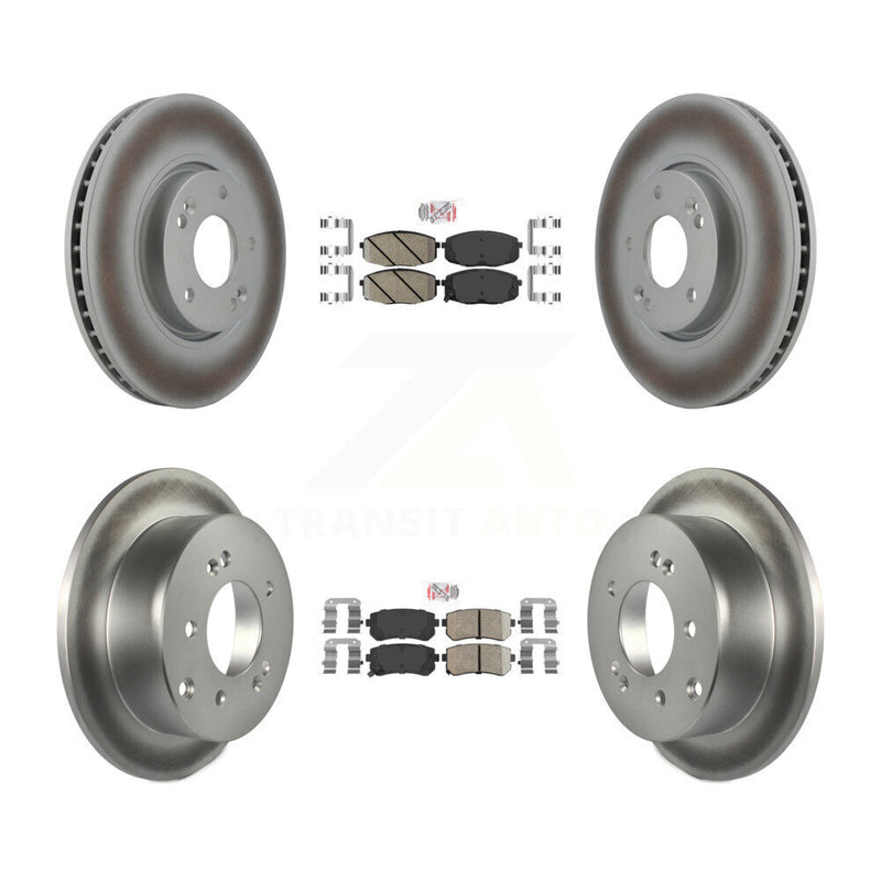 Transit Auto KGA-101636 Disc Brake Kit for 2010-2013 Kia Forte5, Kia Forte, Kia Forte Koup - Front and Rear