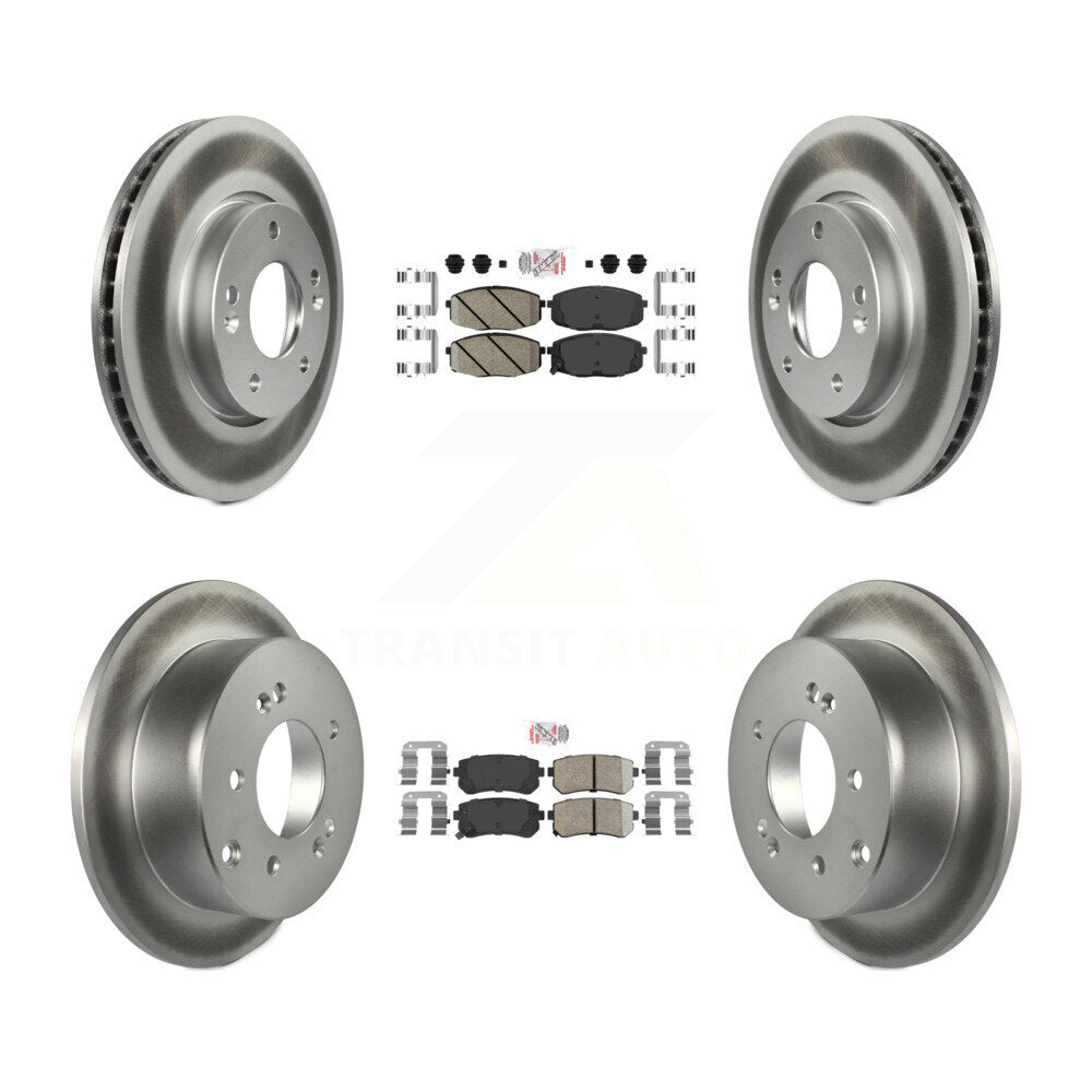 Transit Auto KGA-101637 Disc Brake Kit for 2010-2013 Kia Forte5, Kia Forte, Kia Forte Koup - Front and Rear