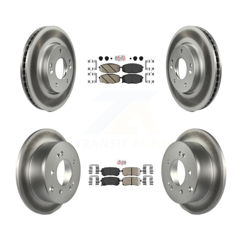 Transit Auto KGA-101637 Disc Brake Kit for 2010-2013 Kia Forte5, Kia Forte, Kia Forte Koup - Front and Rear