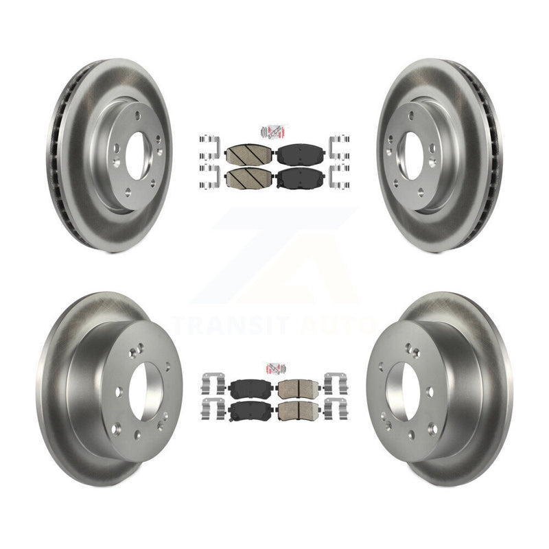 Transit Auto KGA-101638 Disc Brake Kit for 2010-2013 Kia Forte5, Kia Forte, Kia Forte Koup - Front and Rear