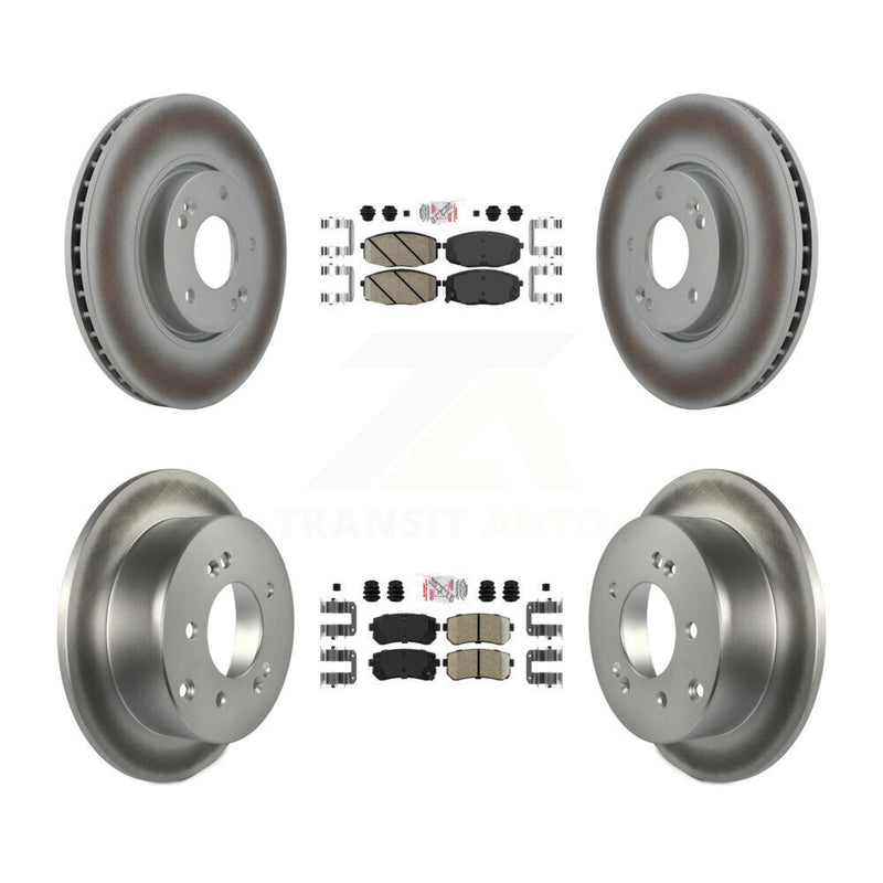 Transit Auto KGA-101639 Disc Brake Kit for 2010-2013 Kia Forte5, Kia Forte, Kia Forte Koup - Front and Rear