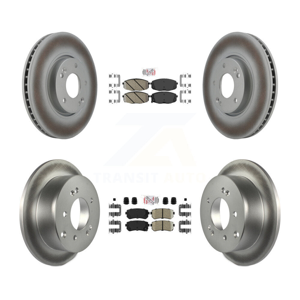 Transit Auto KGA-101640 Disc Brake Kit for 2010-2013 Kia Forte5, Kia Forte, Kia Forte Koup - Front and Rear