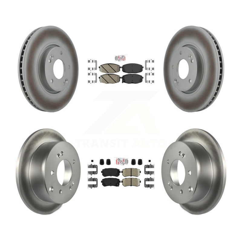 Transit Auto KGA-101640 Disc Brake Kit for 2010-2013 Kia Forte5, Kia Forte, Kia Forte Koup - Front and Rear