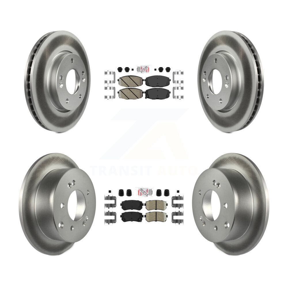 Transit Auto KGA-101641 Disc Brake Kit for 2010-2013 Kia Forte5, Kia Forte, Kia Forte Koup - Front and Rear