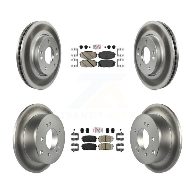 Transit Auto KGA-101641 Disc Brake Kit for 2010-2013 Kia Forte5, Kia Forte, Kia Forte Koup - Front and Rear
