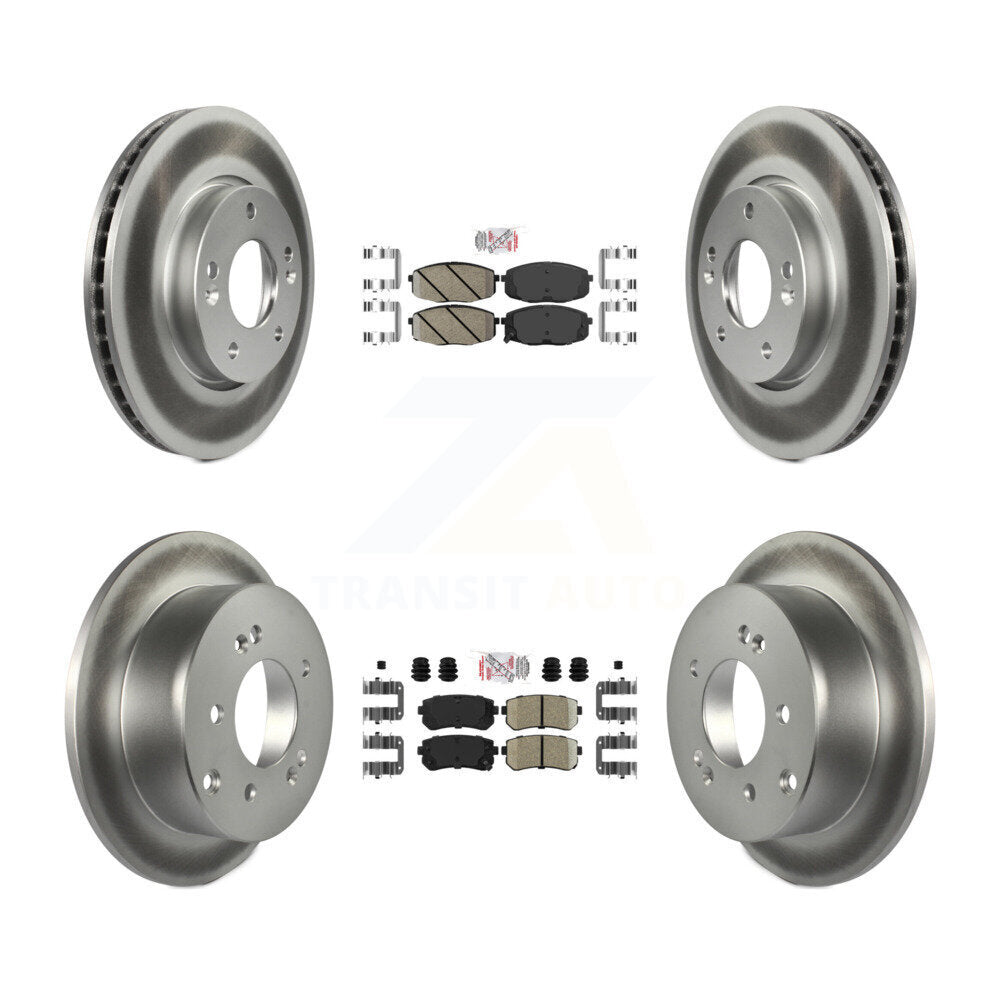 Transit Auto KGA-101642 Disc Brake Kit for 2010-2013 Kia Forte5, Kia Forte, Kia Forte Koup - Front and Rear