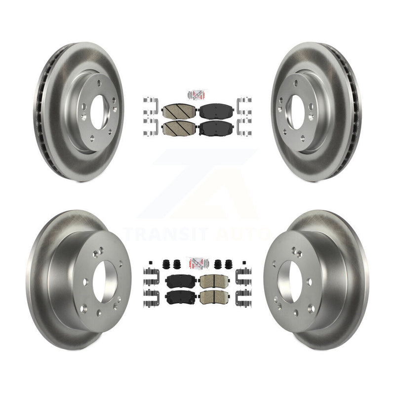 Transit Auto KGA-101642 Disc Brake Kit for 2010-2013 Kia Forte5, Kia Forte, Kia Forte Koup - Front and Rear