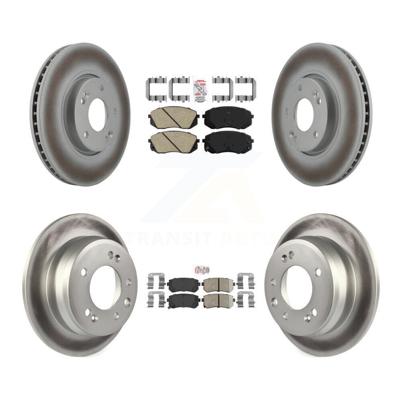 Transit Auto KGA-101643 Disc Brake Kit for 2012-2016 Hyundai Tucson, Kia Sportage - Front and Rear