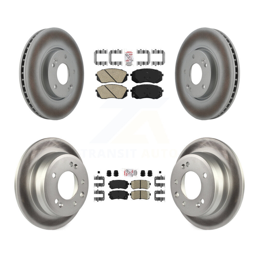 Transit Auto KGA-101644 Disc Brake Kit for 2012-2016 Hyundai Tucson, Kia Sportage - Front and Rear