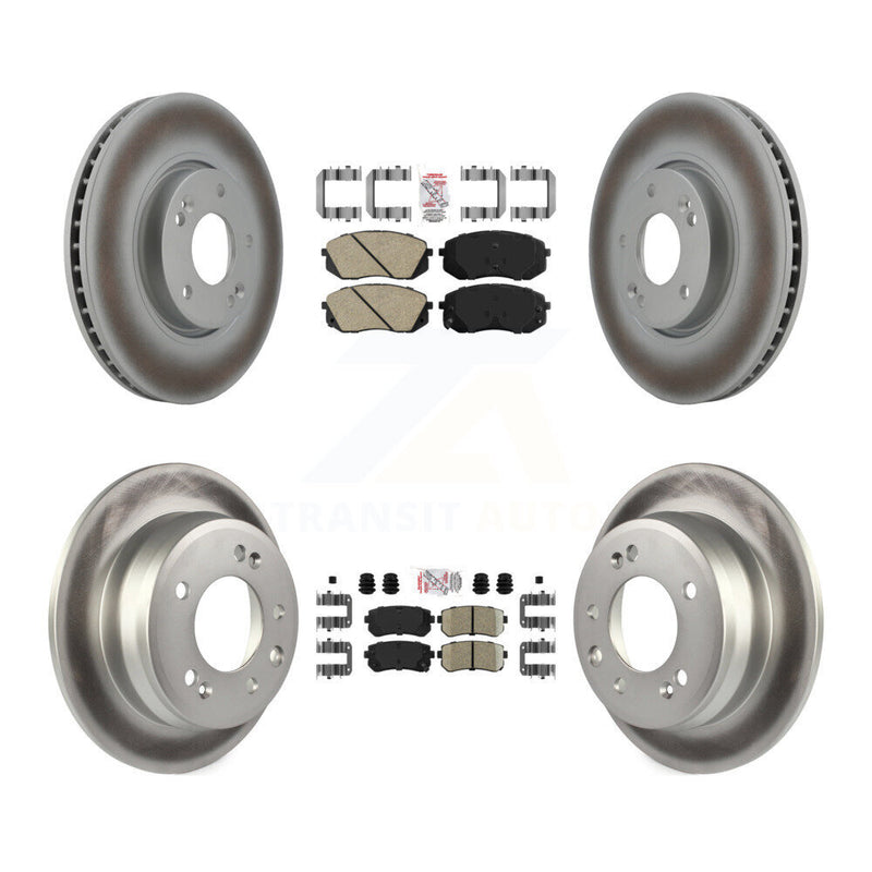 Transit Auto KGA-101644 Disc Brake Kit for 2012-2016 Hyundai Tucson, Kia Sportage - Front and Rear