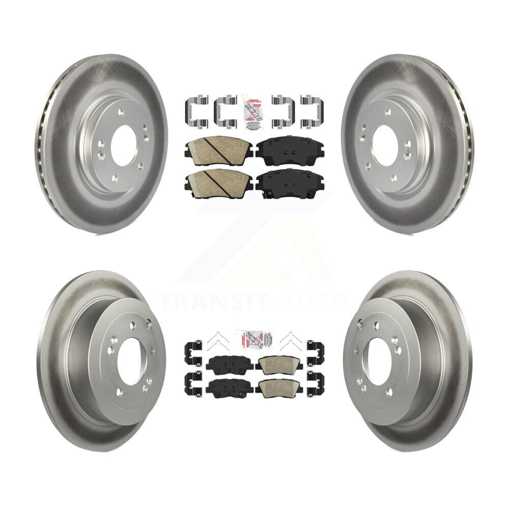 Transit Auto KGA-101647 Disc Brake Kit for 2016-2022 Hyundai Tucson, Kia Sportage - Front and Rear