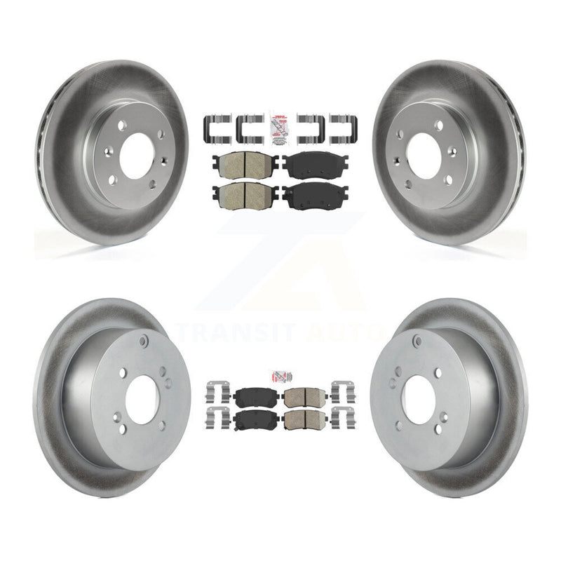 Transit Auto KGA-101650 Disc Brake Kit for 2006-2010 Hyundai Accent, Kia Rio, Kia Rio5 - Front and Rear