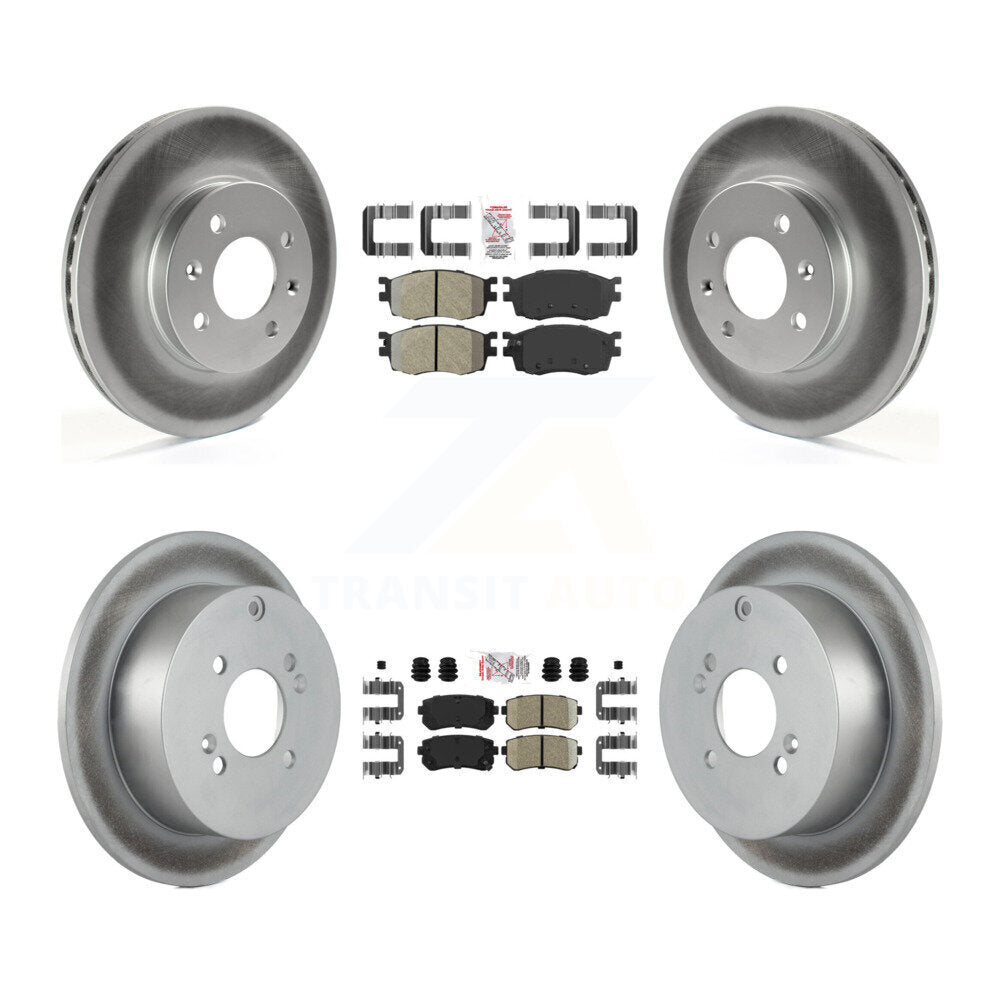Transit Auto KGA-101651 Disc Brake Kit for 2006-2010 Hyundai Accent, Kia Rio, Kia Rio5 - Front and Rear
