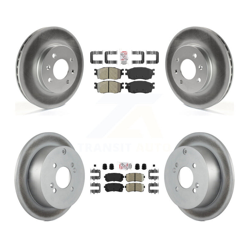 Transit Auto KGA-101651 Disc Brake Kit for 2006-2010 Hyundai Accent, Kia Rio, Kia Rio5 - Front and Rear