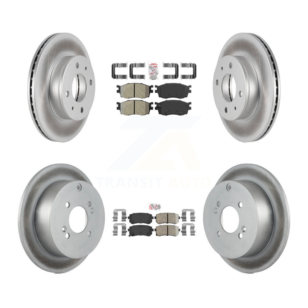 Transit Auto KGA-101652 Disc Brake Kit for 2006 Hyundai Accent - Front and Rear