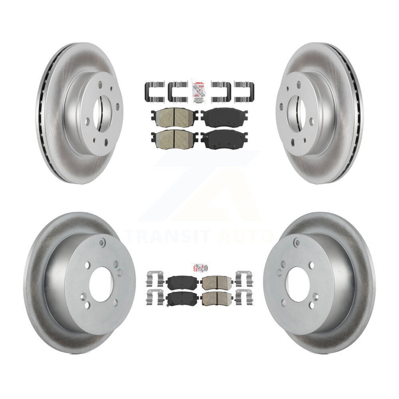 Transit Auto KGA-101652 Disc Brake Kit for 2006 Hyundai Accent - Front and Rear