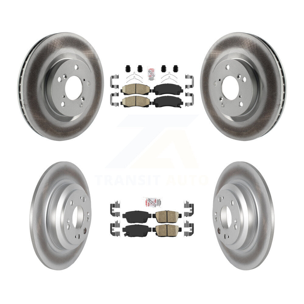 Transit Auto KGA-101654 Disc Brake Kit for 2009-2014 Acura TL - Front and Rear