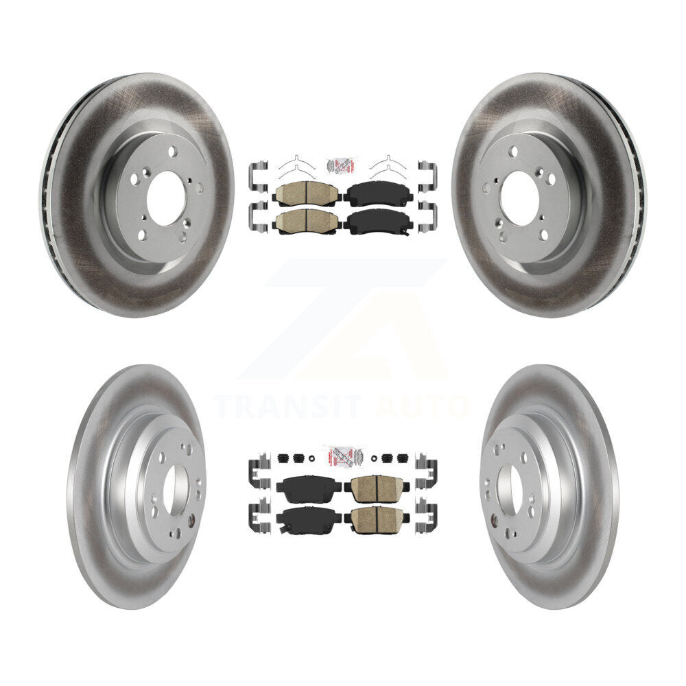 Transit Auto KGA-101657 Disc Brake Kit for 2009-2014 Acura TL - Front and Rear